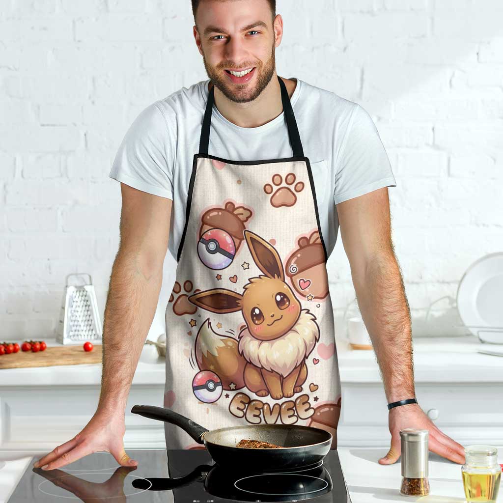 Eevee Apron Cozy Autumn Acorn Art