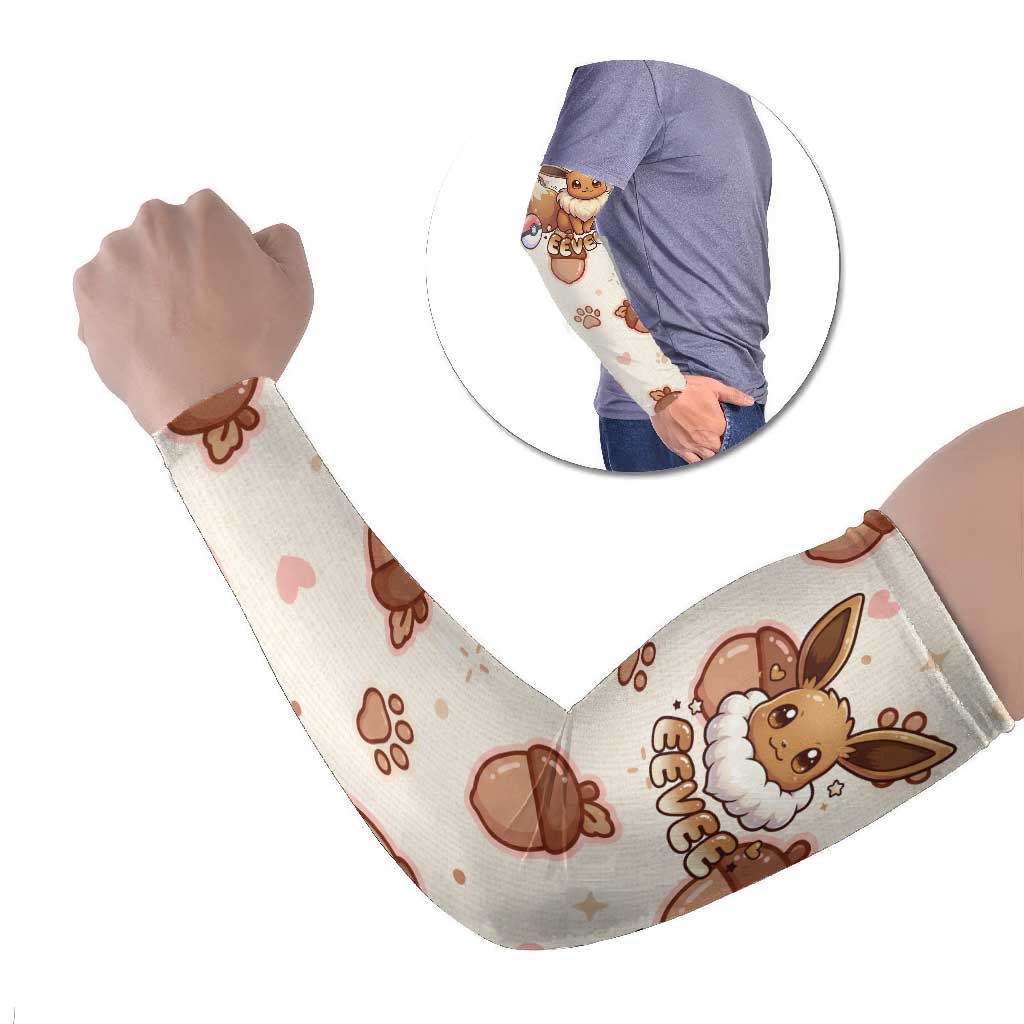 Eevee Arm Sleeves Cozy Autumn Acorn Art