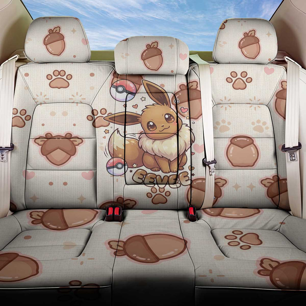 Eevee Back Car Seat Cover Cozy Autumn Acorn Art