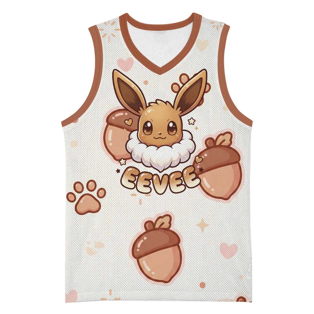 Eevee Basketball Jersey Cozy Autumn Acorn Art