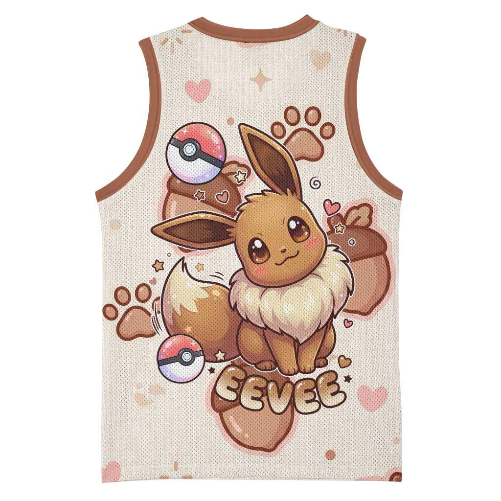 Eevee Basketball Jersey Cozy Autumn Acorn Art