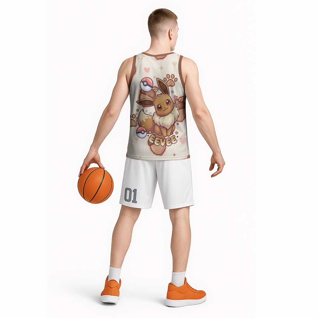Eevee Basketball Jersey Cozy Autumn Acorn Art