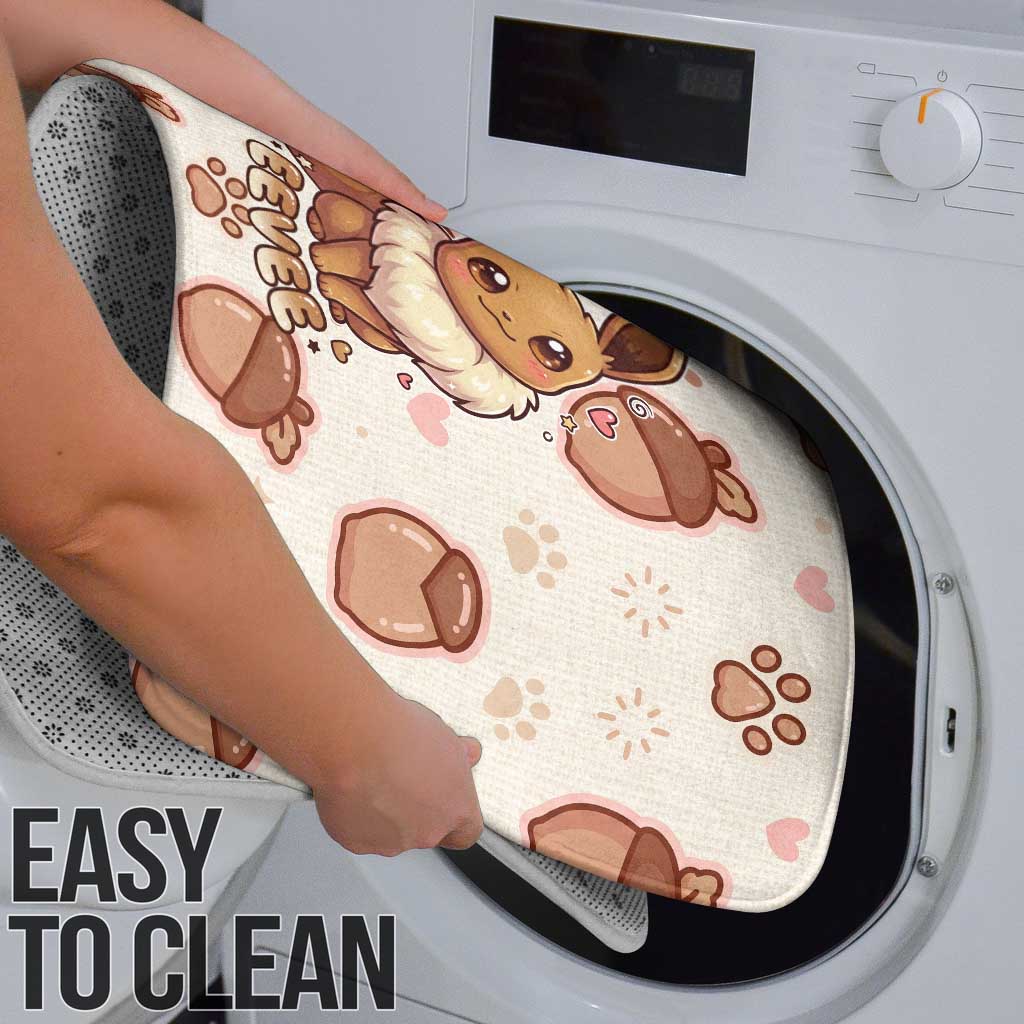 Eevee Bathroom Set Cozy Autumn Acorn Art