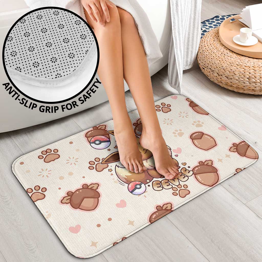 Eevee Bathroom Set Cozy Autumn Acorn Art