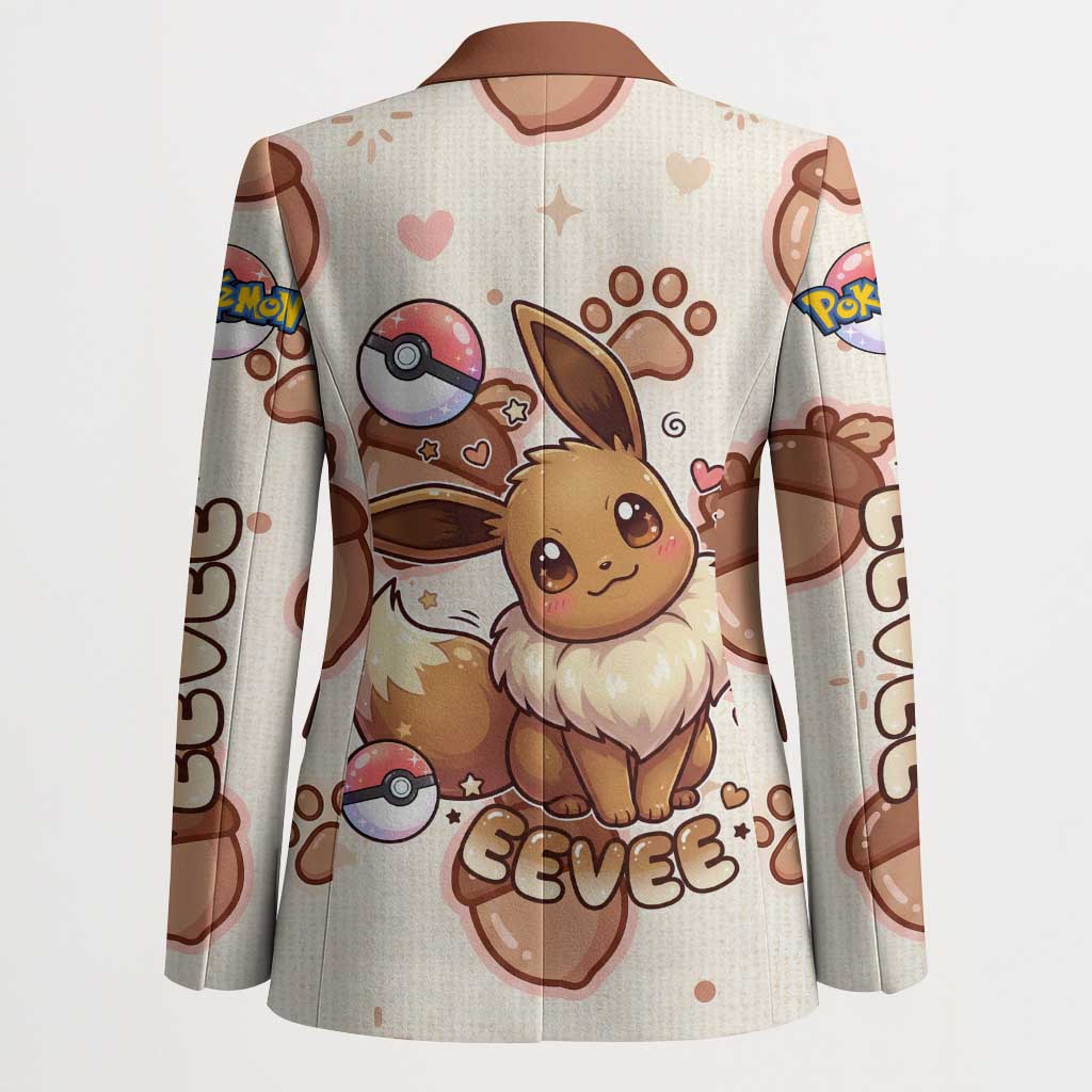 Eevee Blazer Cozy Autumn Acorn Art