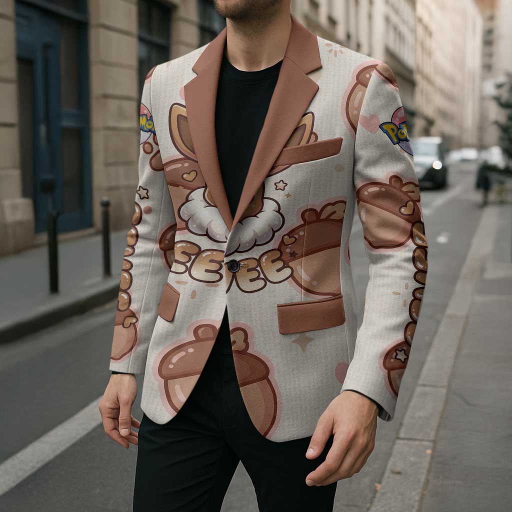 Eevee Blazer Cozy Autumn Acorn Art