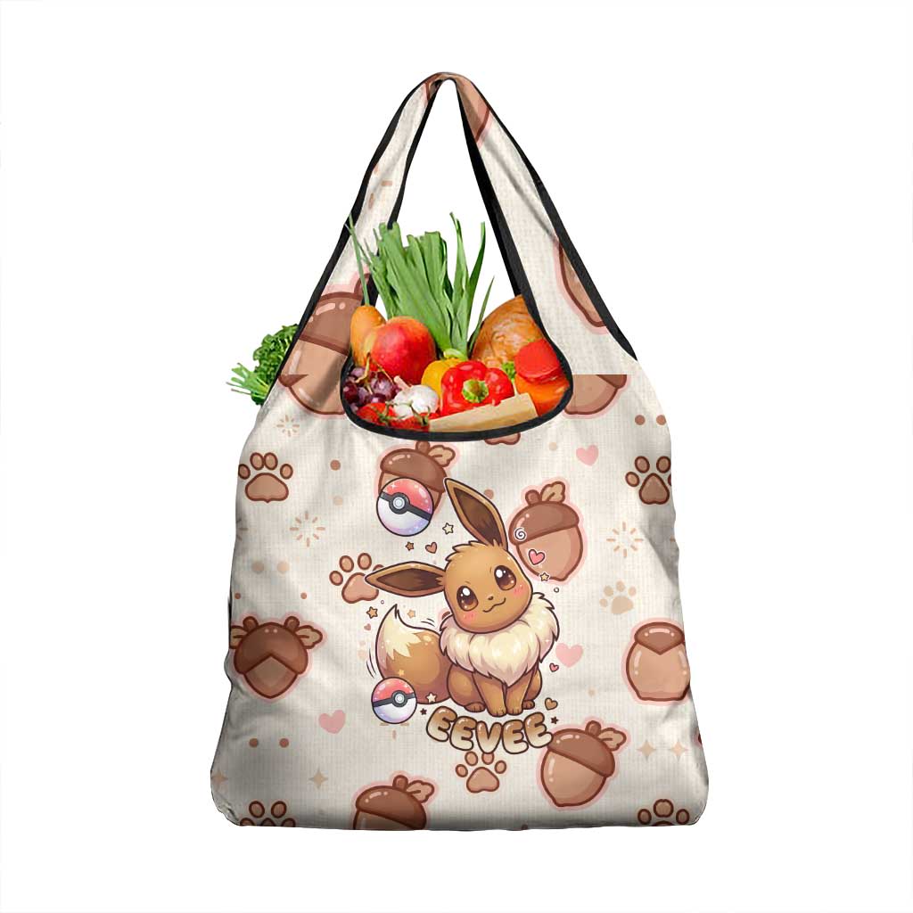 Eevee Grocery Bag Cozy Autumn Acorn Art