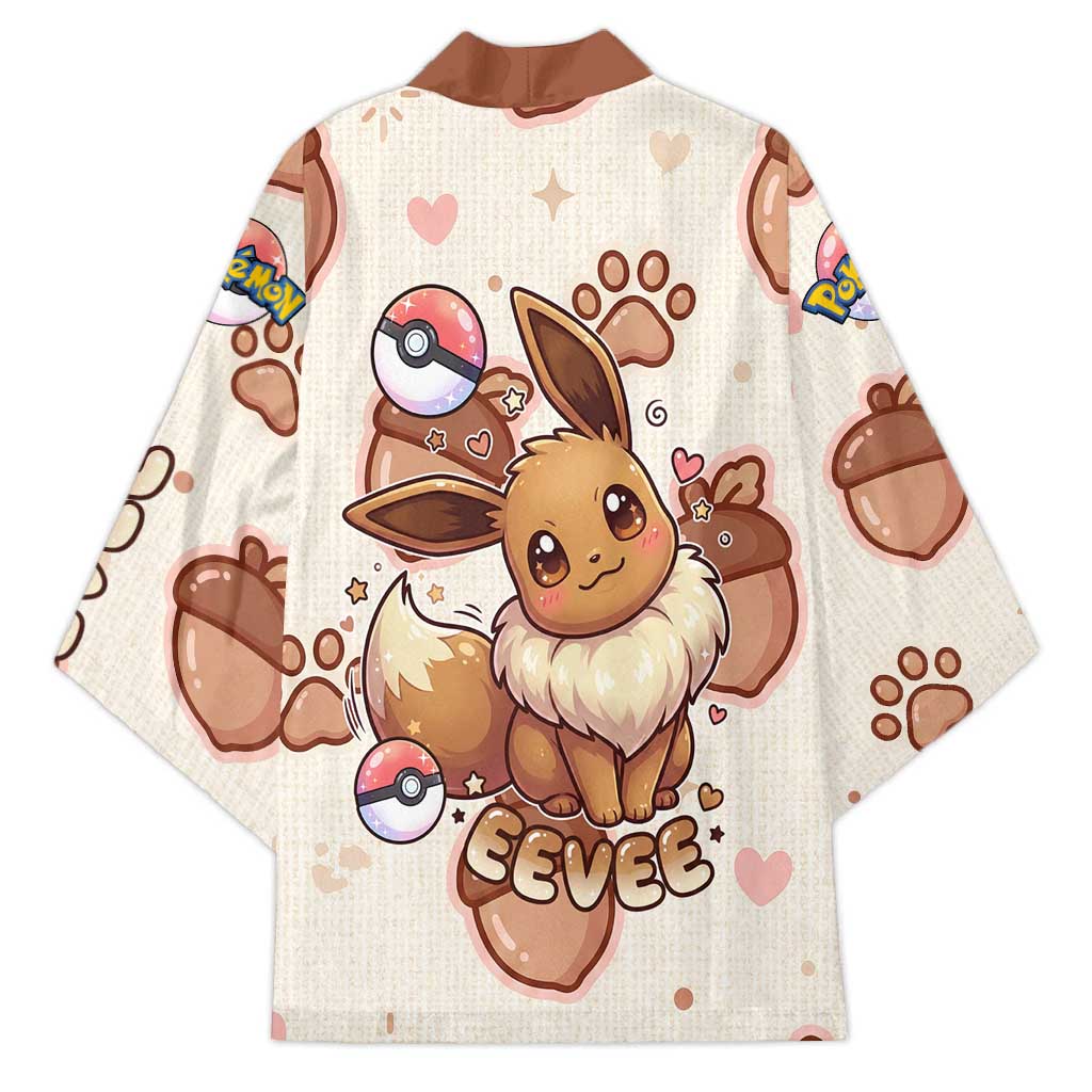Eevee Kimono Cozy Autumn Acorn Art