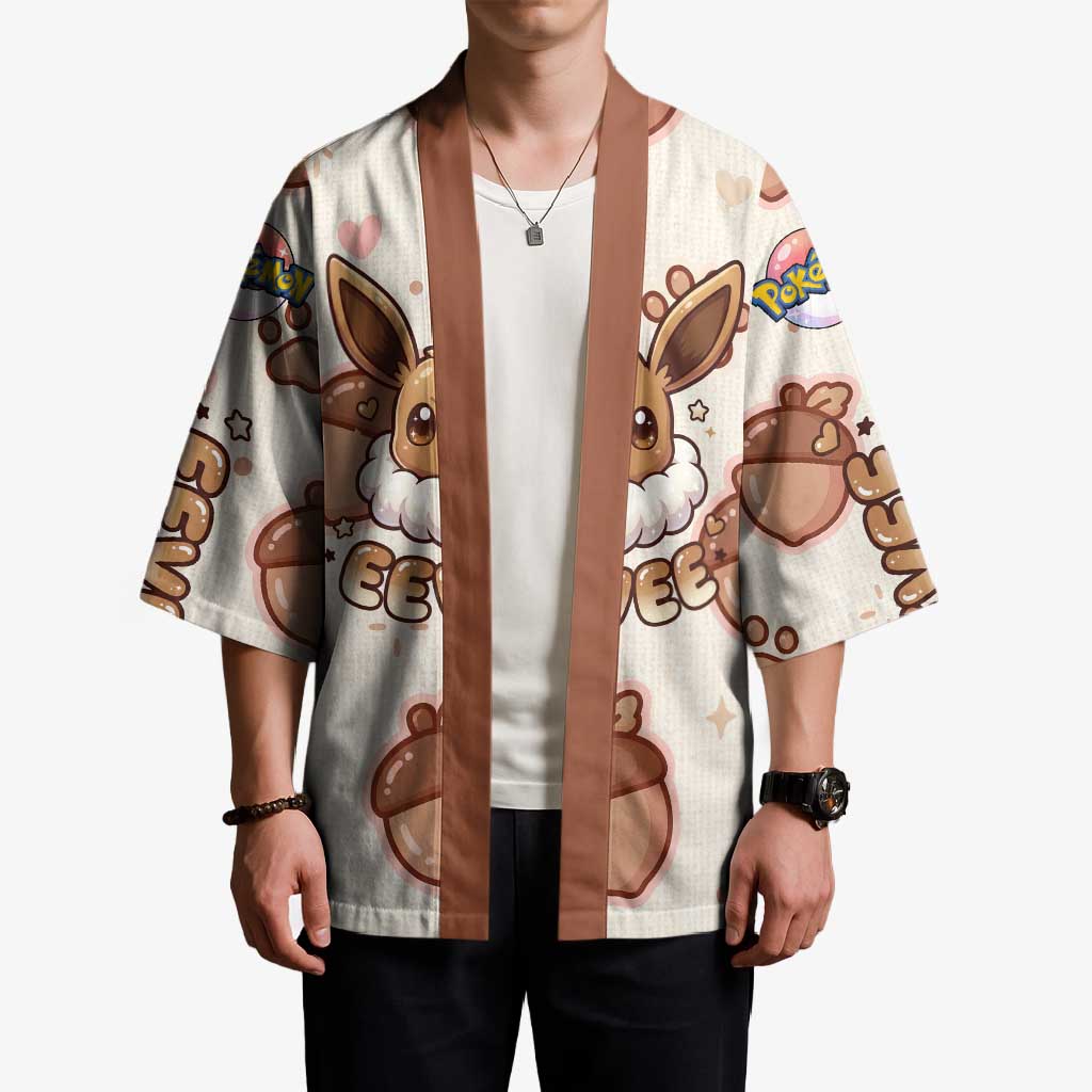 Eevee Kimono Cozy Autumn Acorn Art