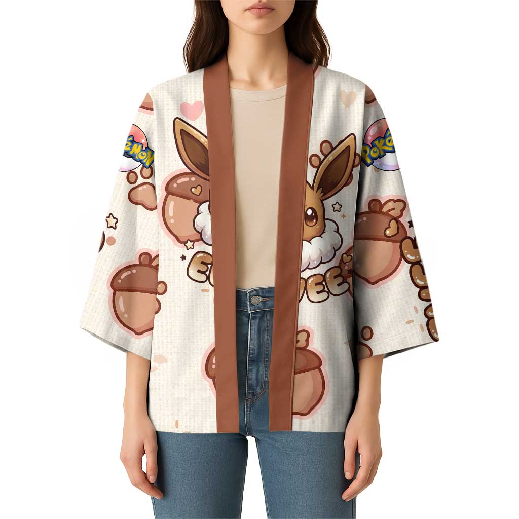 Eevee Kimono Cozy Autumn Acorn Art