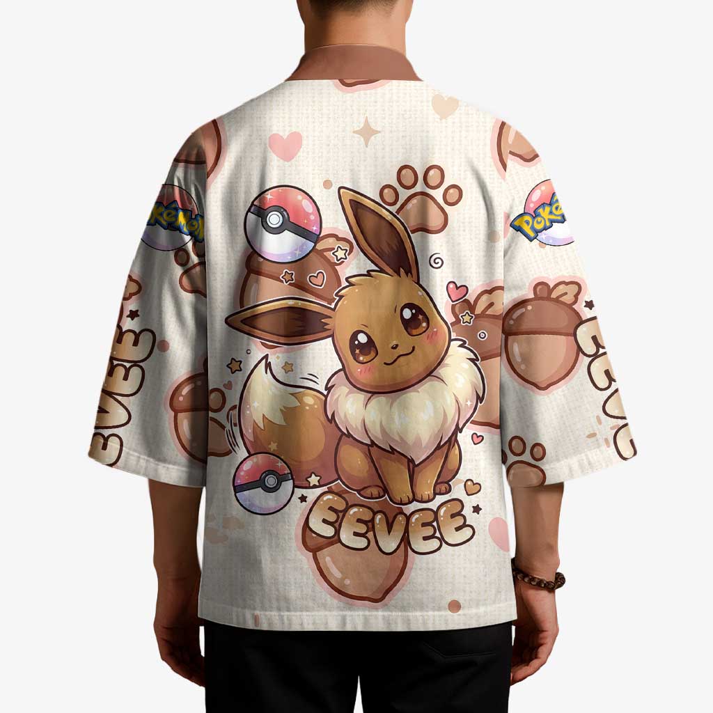 Eevee Kimono Cozy Autumn Acorn Art