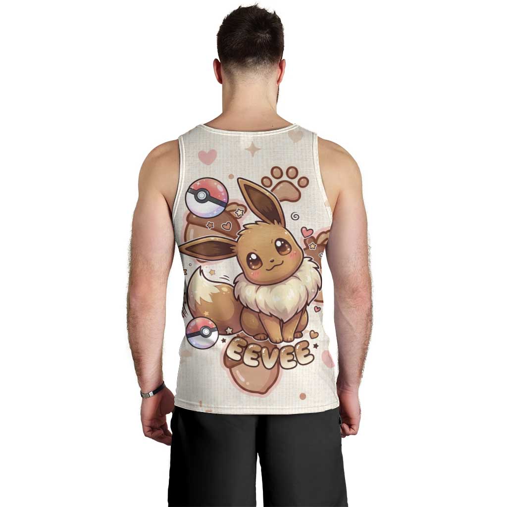 Eevee Men Tank Top Cozy Autumn Acorn Art