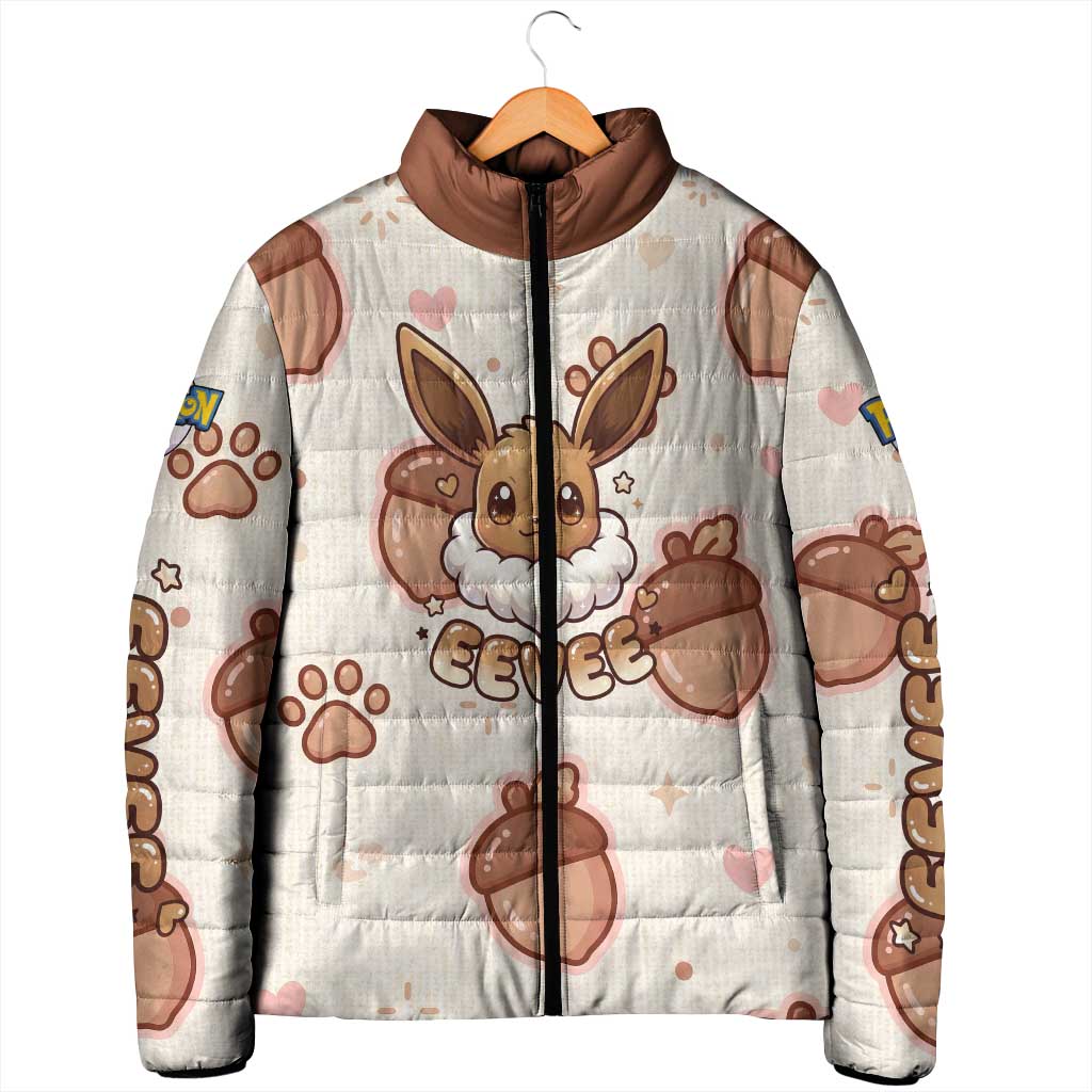Eevee Padded Jacket Cozy Autumn Acorn Art