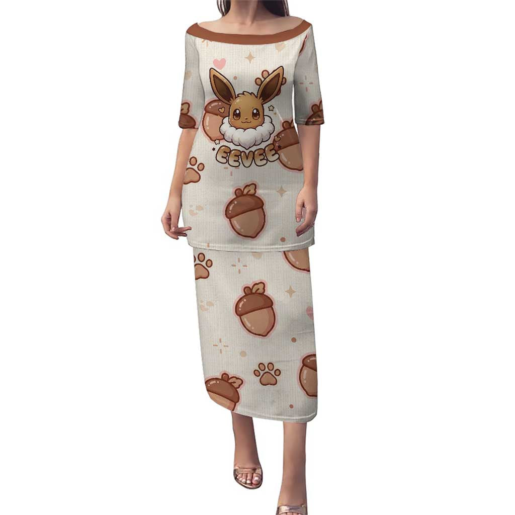 Eevee Puletasi Cozy Autumn Acorn Art