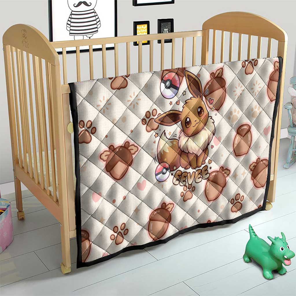 Eevee Quilt Cozy Autumn Acorn Art