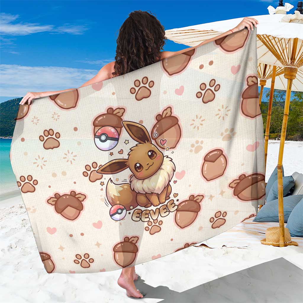 Eevee Sarong Cozy Autumn Acorn Art