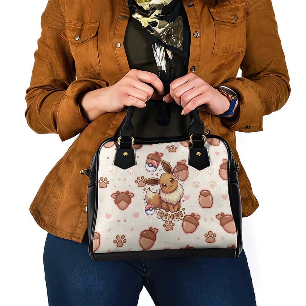 Eevee Shoulder Handbag Cozy Autumn Acorn Art