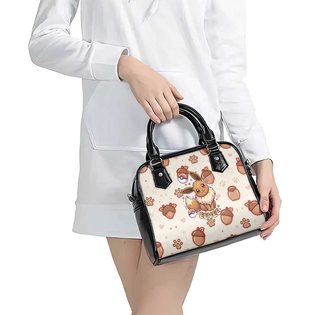 Eevee Shoulder Handbag Cozy Autumn Acorn Art