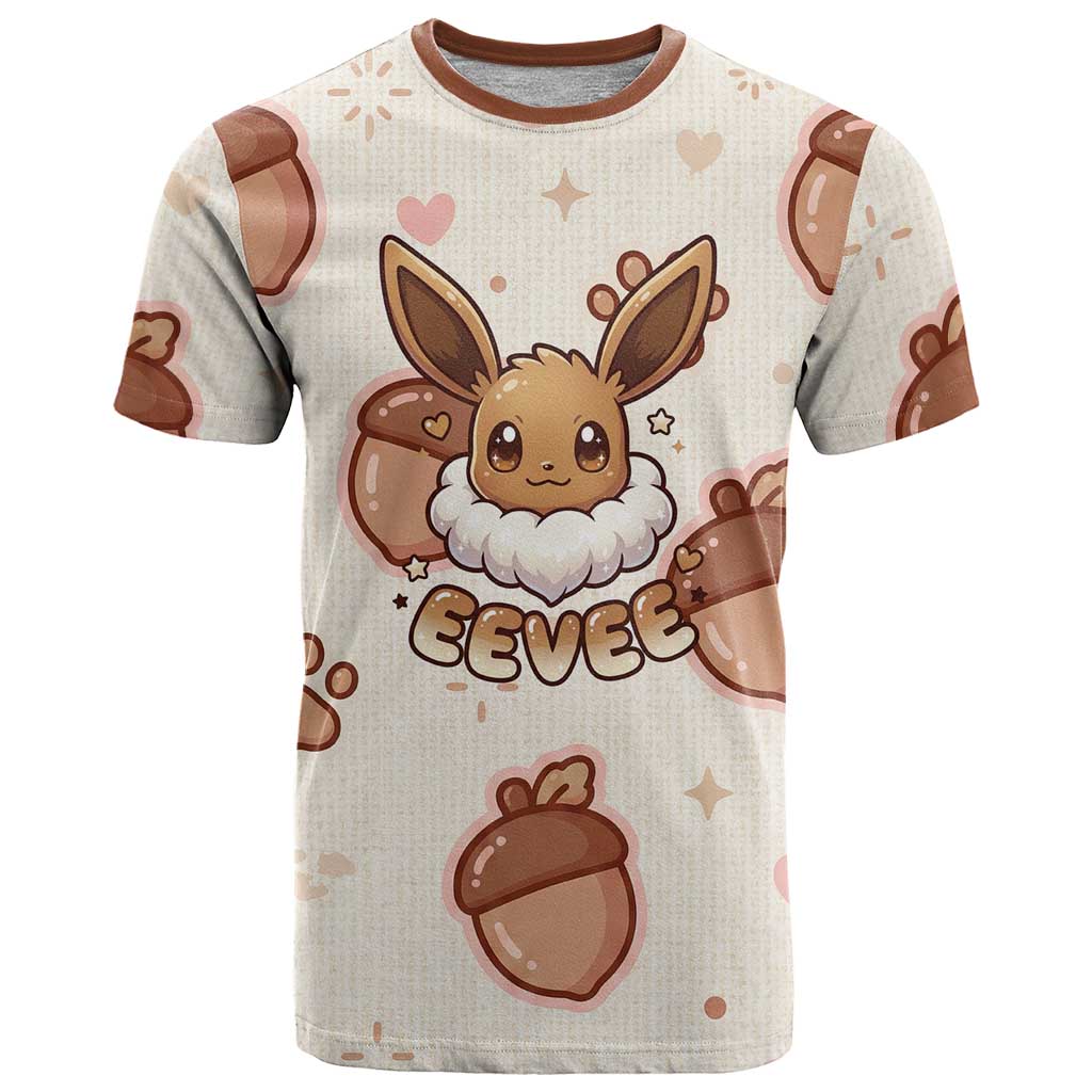 Eevee T Shirt Cozy Autumn Acorn Art