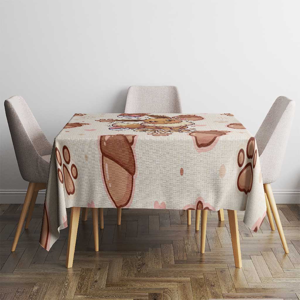 Eevee Tablecloth Cozy Autumn Acorn Art