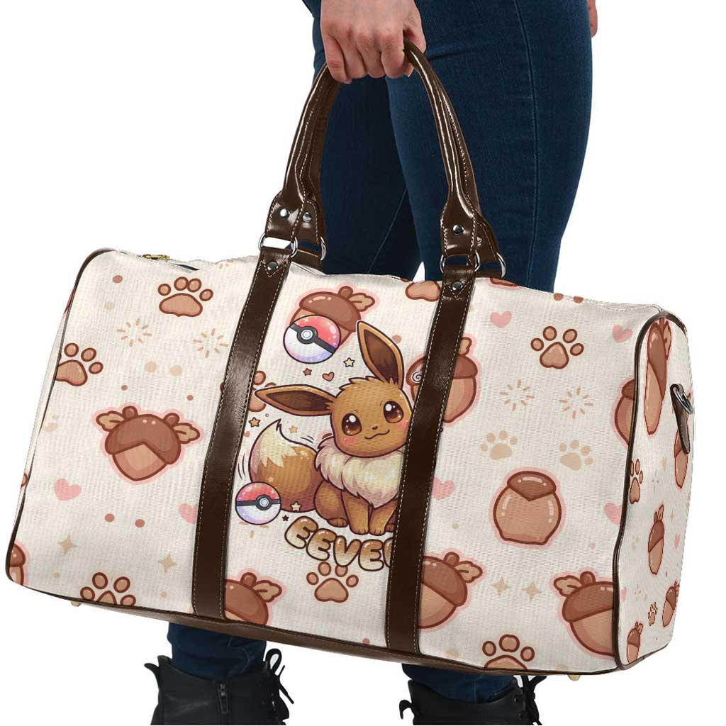 Eevee Travel Bag Cozy Autumn Acorn Art