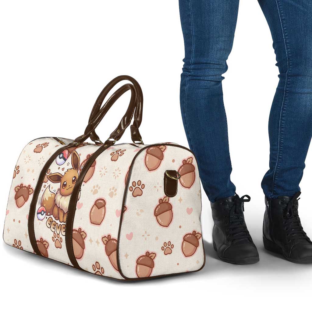 Eevee Travel Bag Cozy Autumn Acorn Art