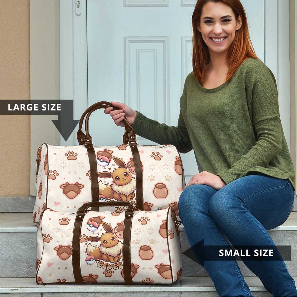 Eevee Travel Bag Cozy Autumn Acorn Art