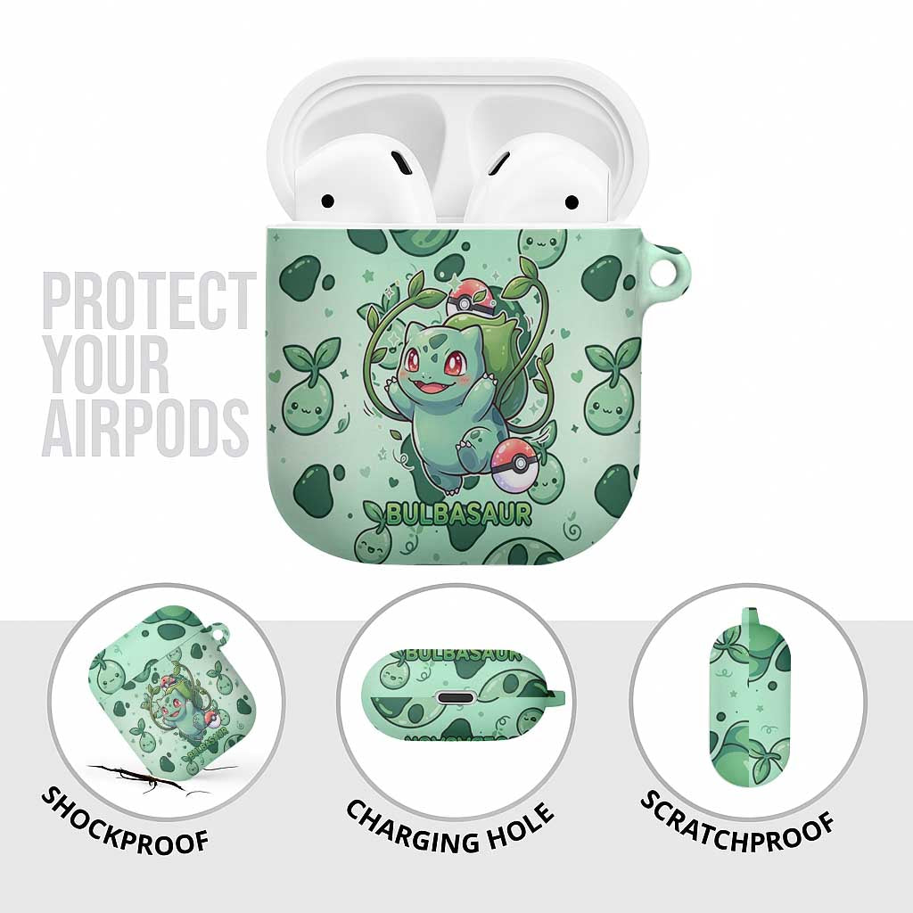Bulbasaur AirPods Case Playful Leafy Sprout Art