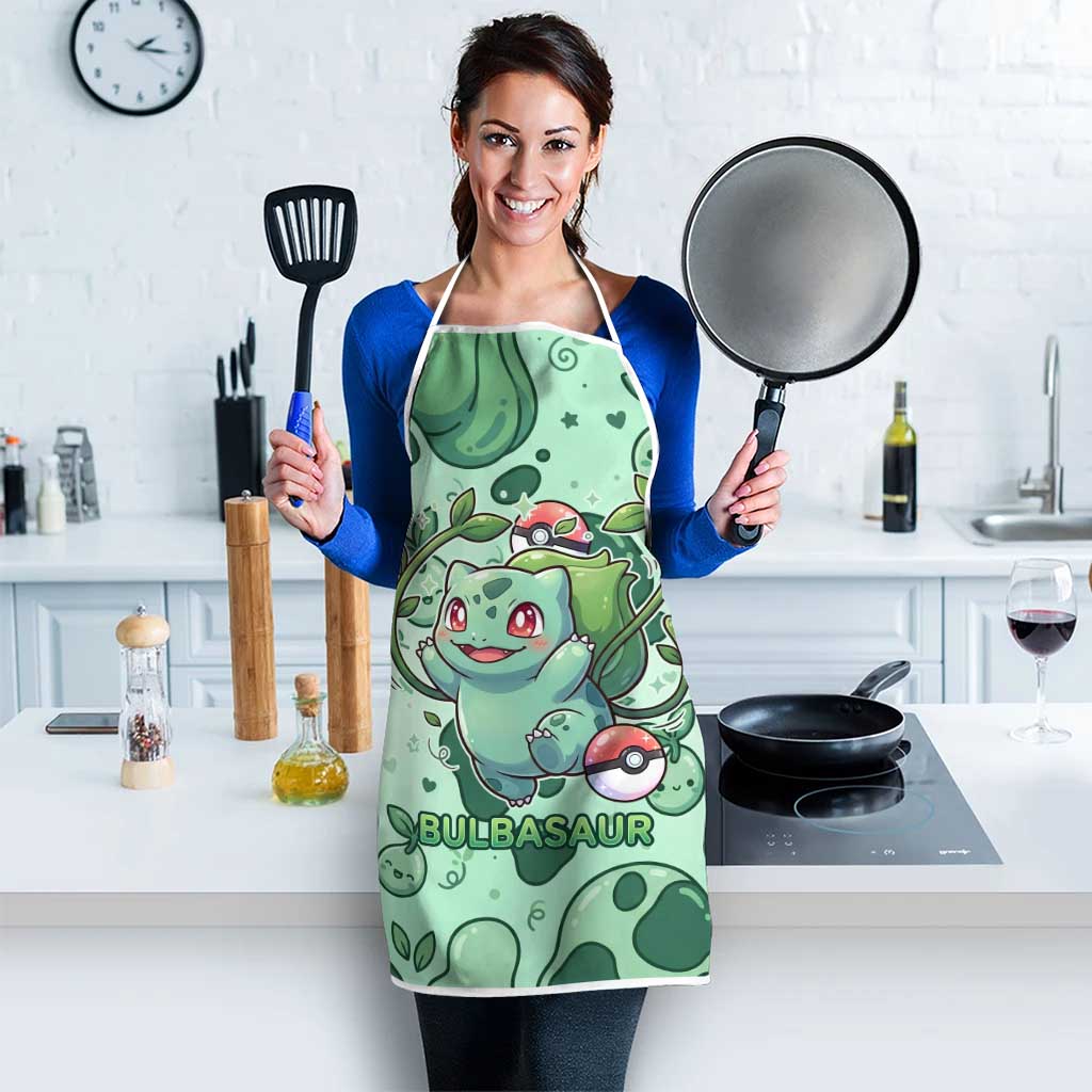 Bulbasaur Apron Playful Leafy Sprout Art
