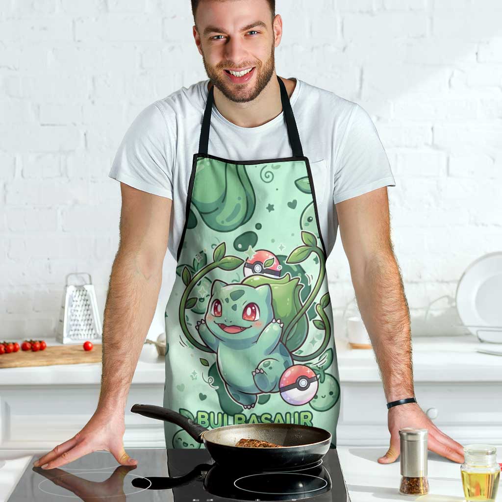 Bulbasaur Apron Playful Leafy Sprout Art