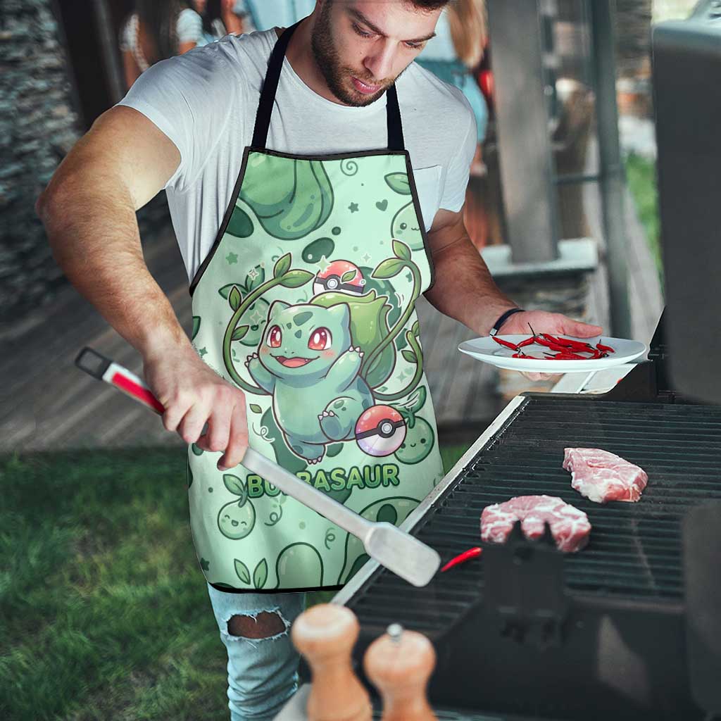 Bulbasaur Apron Playful Leafy Sprout Art