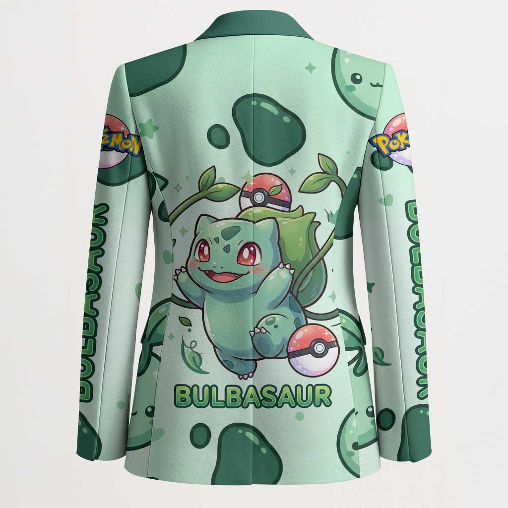 Bulbasaur Blazer Playful Leafy Sprout Art