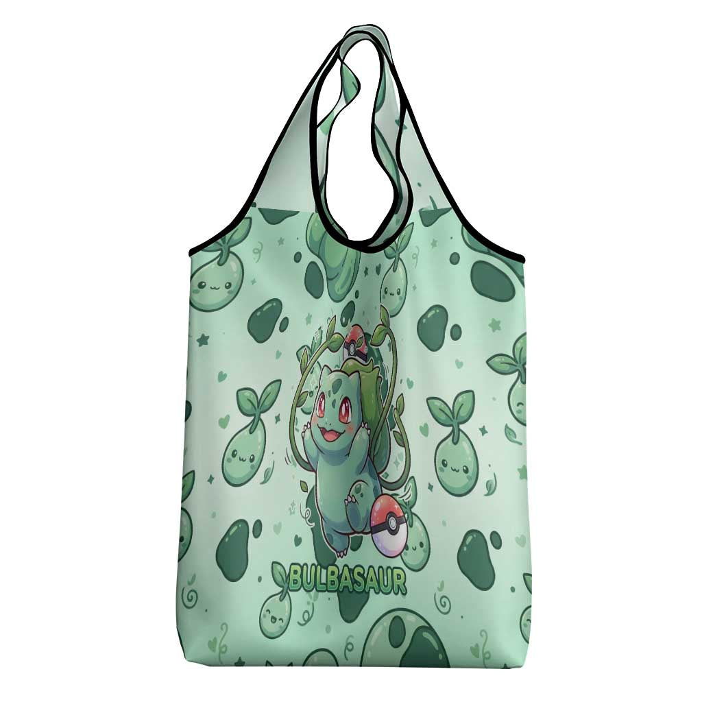Bulbasaur Grocery Bag Playful Leafy Sprout Art