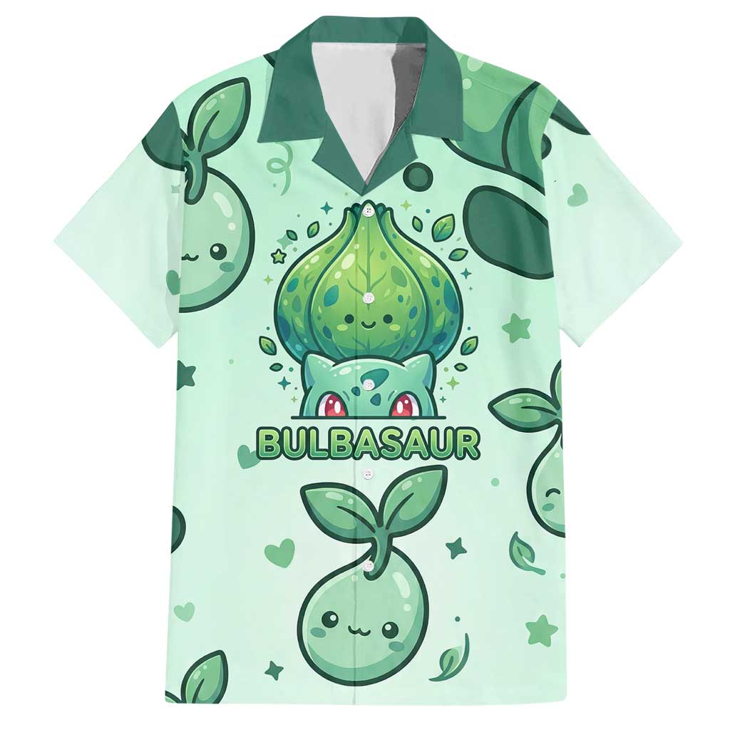 Bulbasaur Hawaiian Shirt Playful Leafy Sprout Art