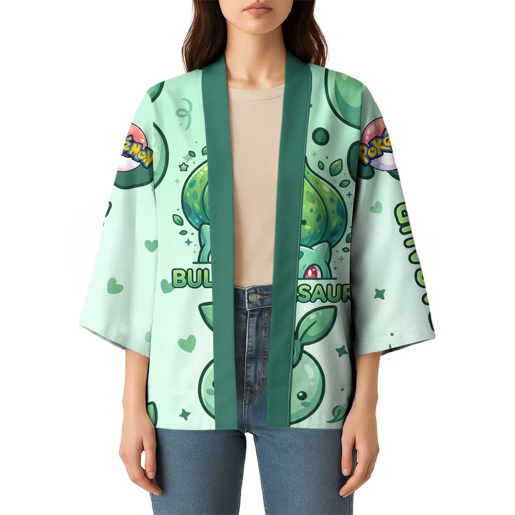 Bulbasaur Kimono Playful Leafy Sprout Art