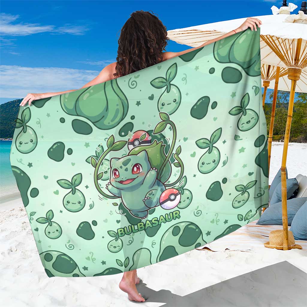 Bulbasaur Sarong Playful Leafy Sprout Art