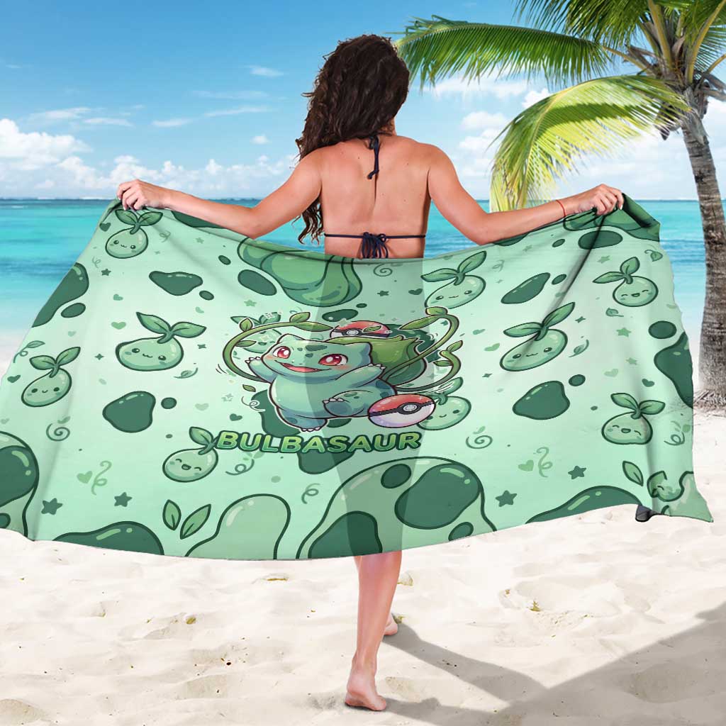 Bulbasaur Sarong Playful Leafy Sprout Art