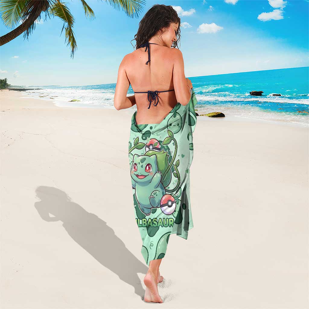 Bulbasaur Sarong Playful Leafy Sprout Art