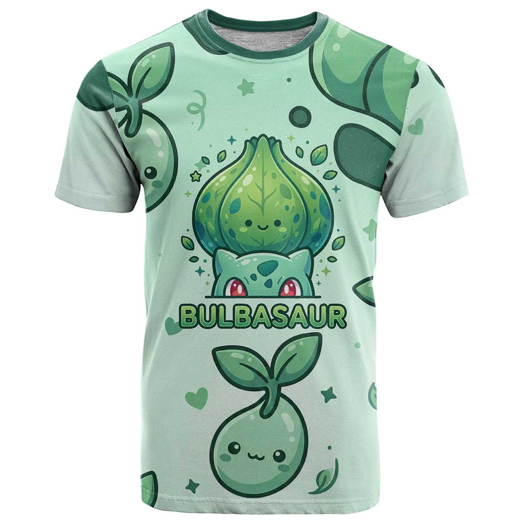 Bulbasaur T Shirt Playful Leafy Sprout Art
