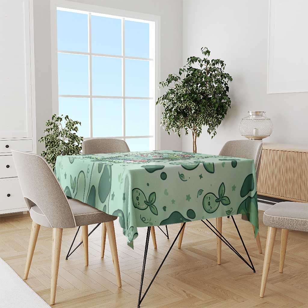 Bulbasaur Tablecloth Playful Leafy Sprout Art