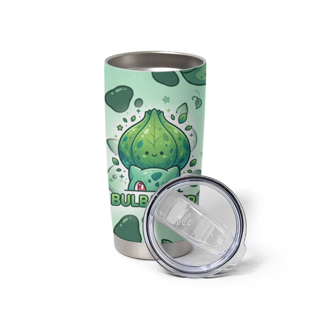 Bulbasaur Tumbler Cup Playful Leafy Sprout Art
