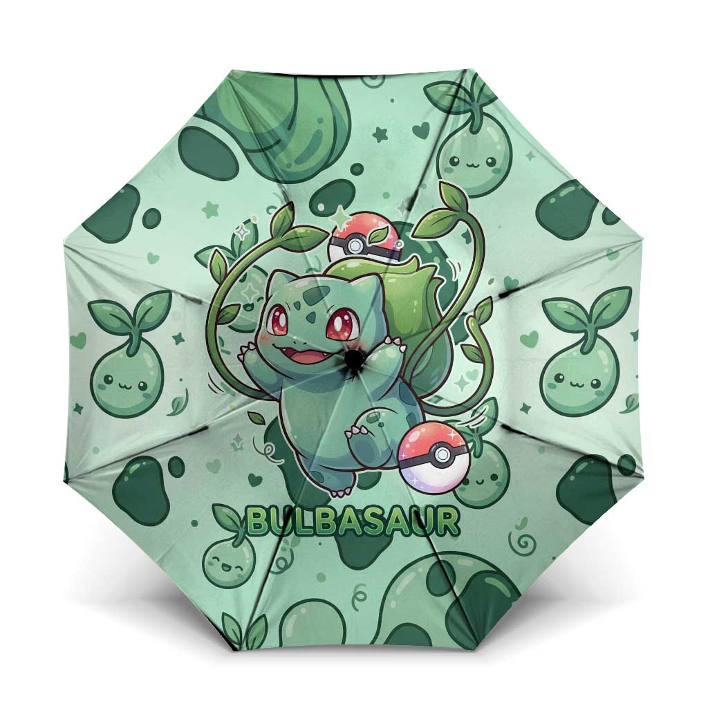 Bulbasaur Umbrella Playful Leafy Sprout Art