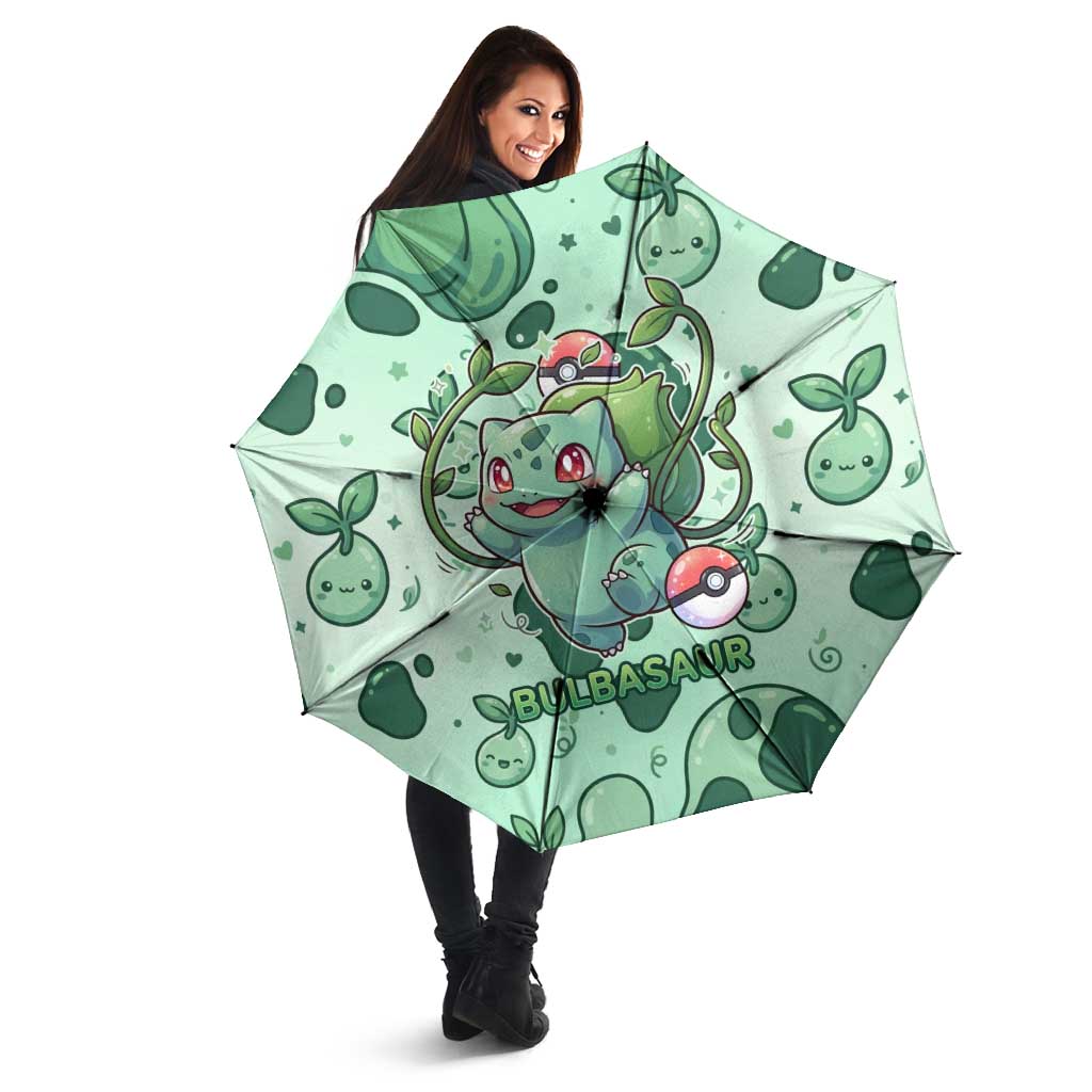 Bulbasaur Umbrella Playful Leafy Sprout Art