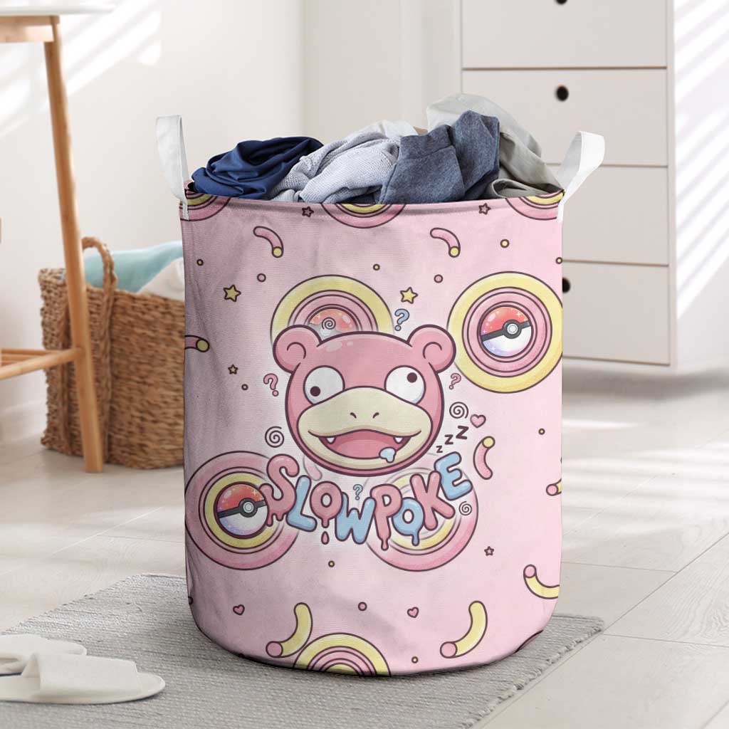 Slowpoke Laundry Basket Sleepy Bubblegum Daydream Art