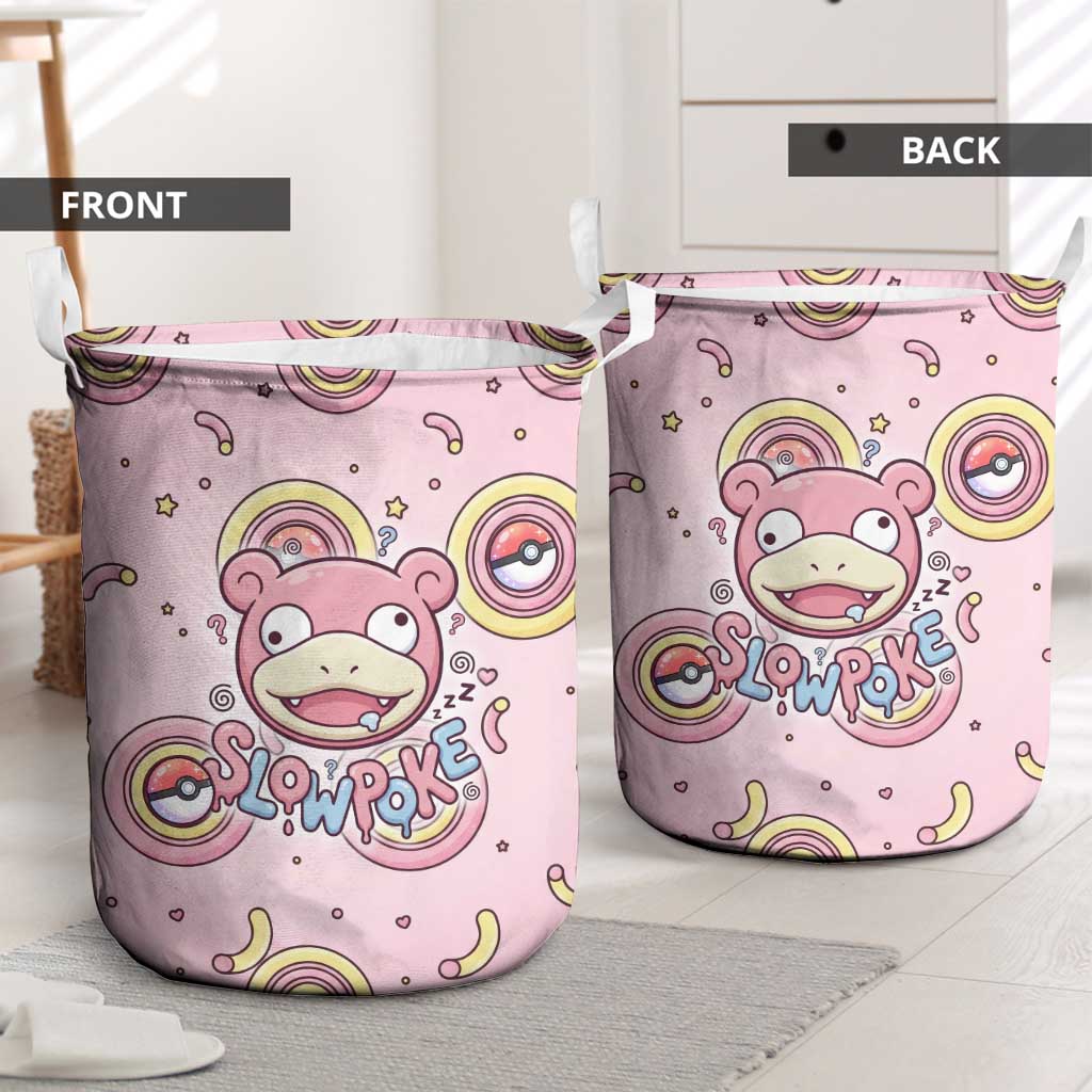 Slowpoke Laundry Basket Sleepy Bubblegum Daydream Art