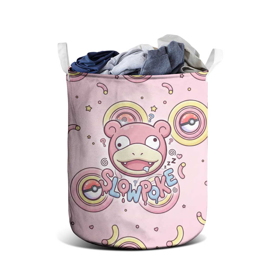 Slowpoke Laundry Basket Sleepy Bubblegum Daydream Art
