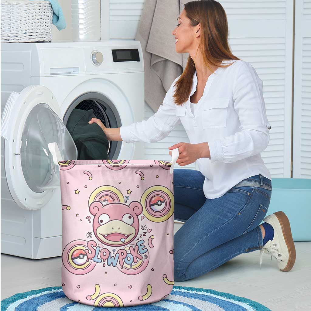 Slowpoke Laundry Basket Sleepy Bubblegum Daydream Art
