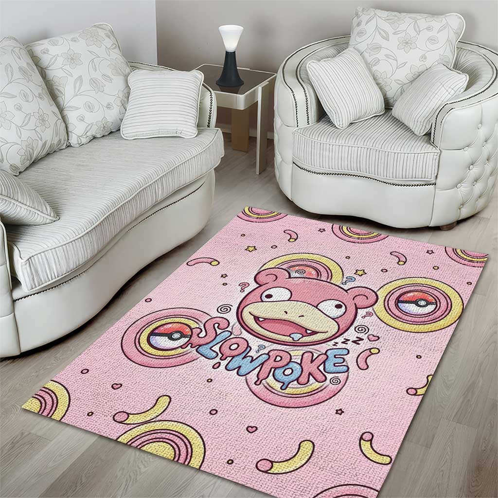 Slowpoke Area Rug Sleepy Bubblegum Daydream Art