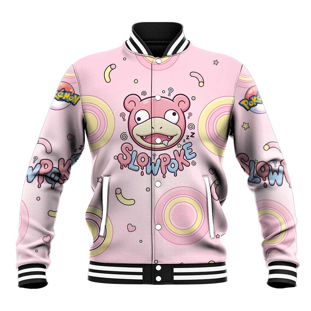Slowpoke Baseball Jacket Sleepy Bubblegum Daydream Art