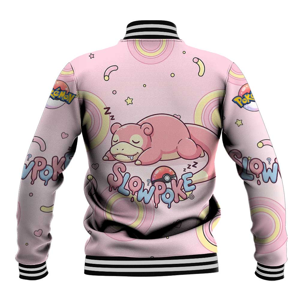 Slowpoke Baseball Jacket Sleepy Bubblegum Daydream Art